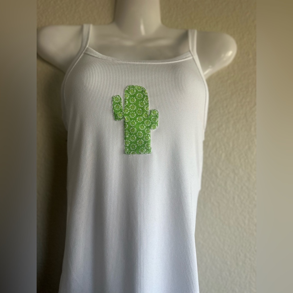 Hand Sewn Cactus Tank Top